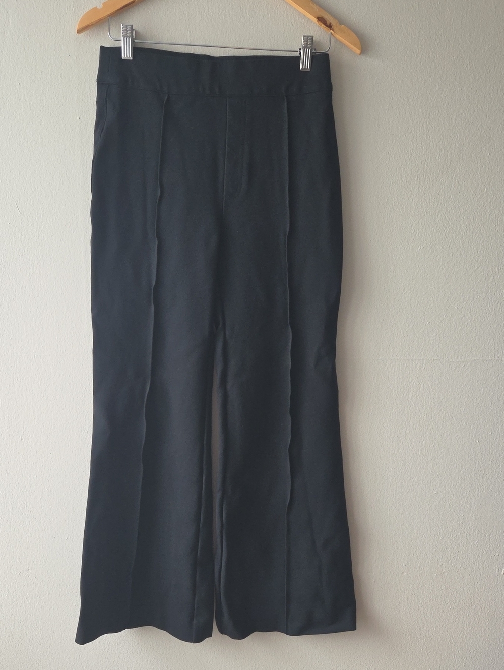 SPANX Black Straight-Leg Ponte Pants